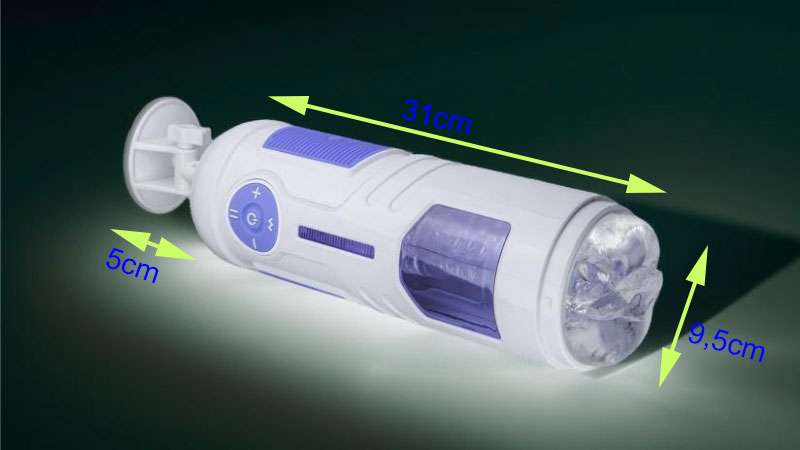 Kích thước sản phẩm âm đạo giả Zini